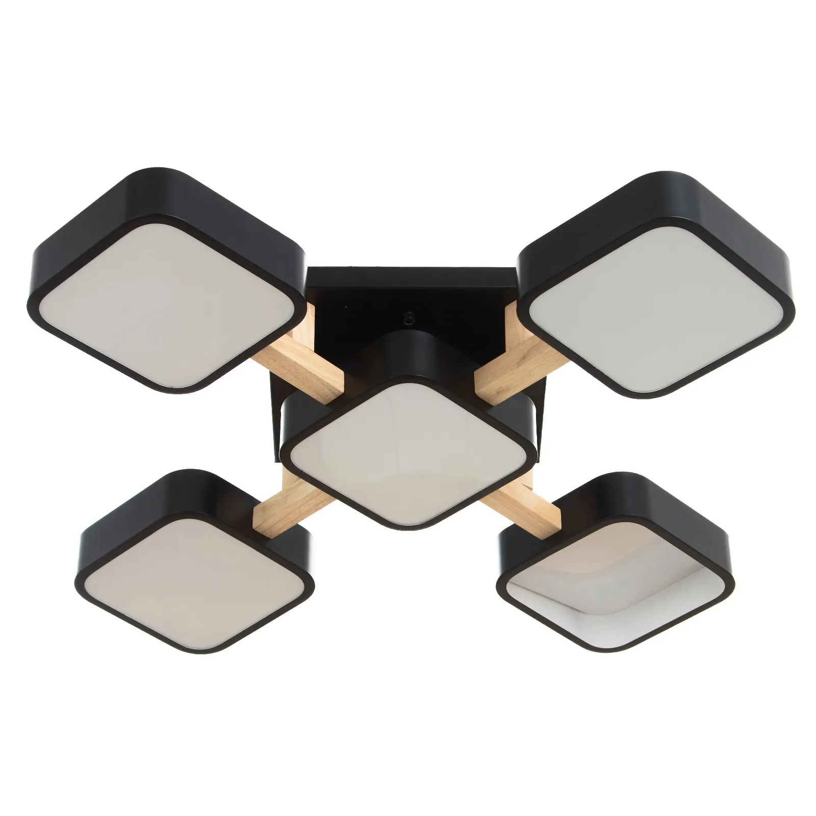 Светильник 35449/5 LED 120Вт 3000-6000К черный 62х62х11 5 см BayerLux