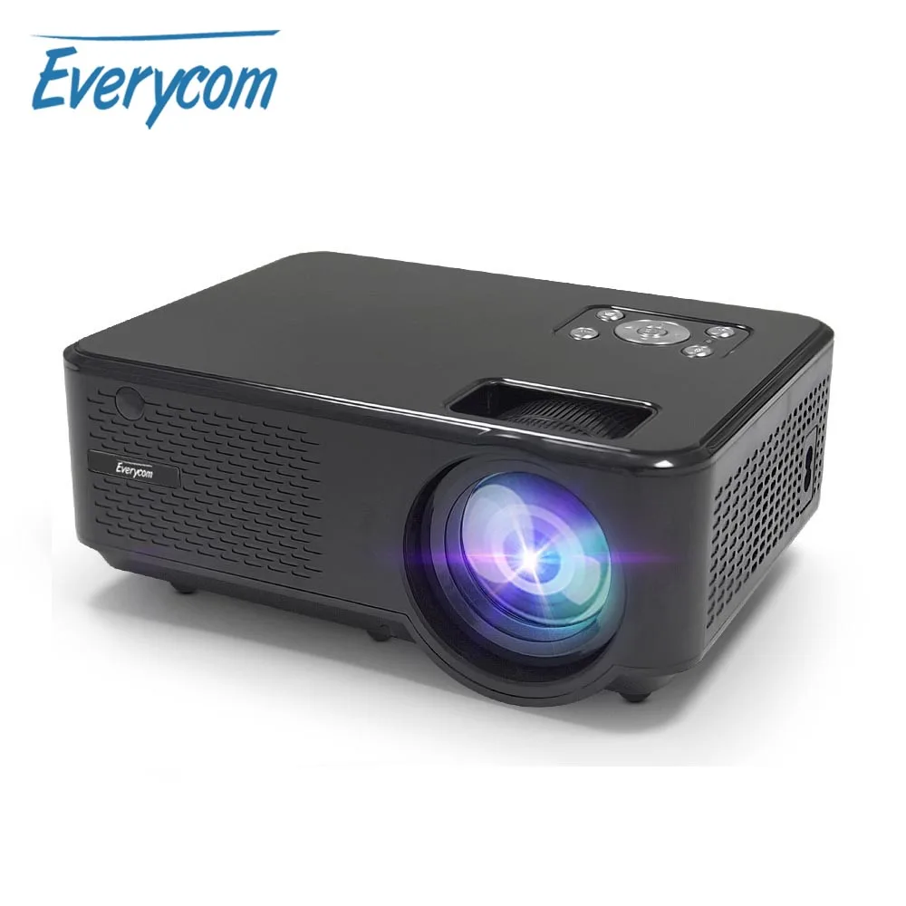 

Everycom M8 Mini Projector 5500Lumens 1920*1080P LED WiFi Projector Video Home Cinema 3D Smart Movie Game Proyector Beamer
