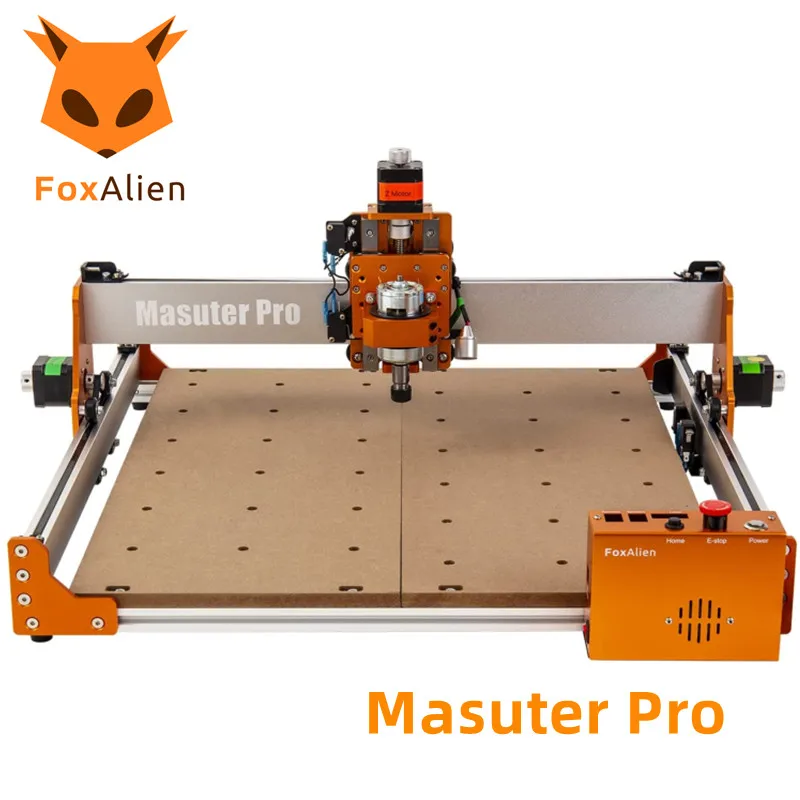 Фрезерный станок с ЧПУ FoxAlien Masuter Pro полностью металлический каркас Z-axis линейный