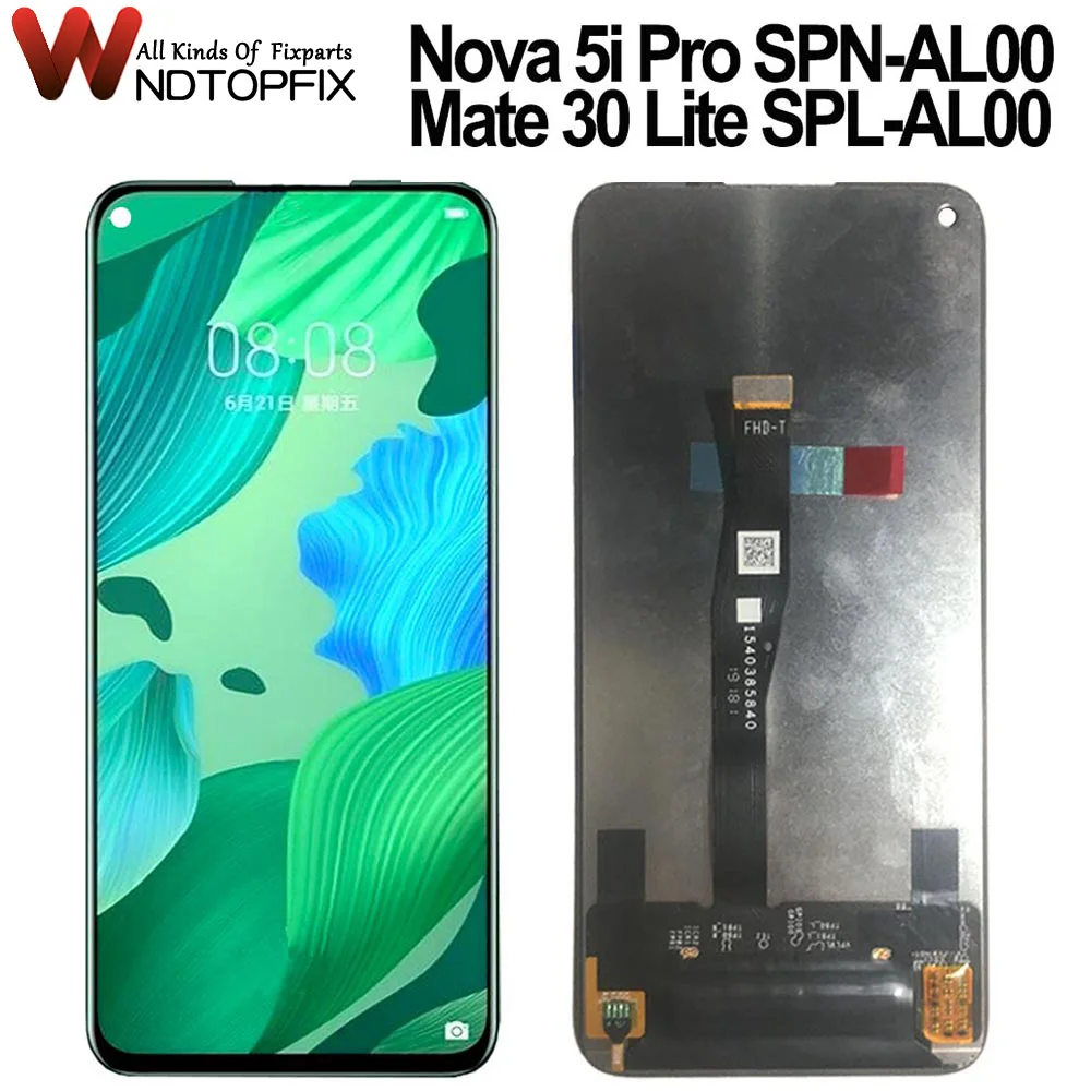 

С ЖК-дисплеем для Huawei мат 30 lite, ЖК-дисплей, SPL-AL00 сенсорный экран в сборе для Huawei Nova 5i Pro ЖК-дисплей SPN-AL00 с ЖК-дисплеем