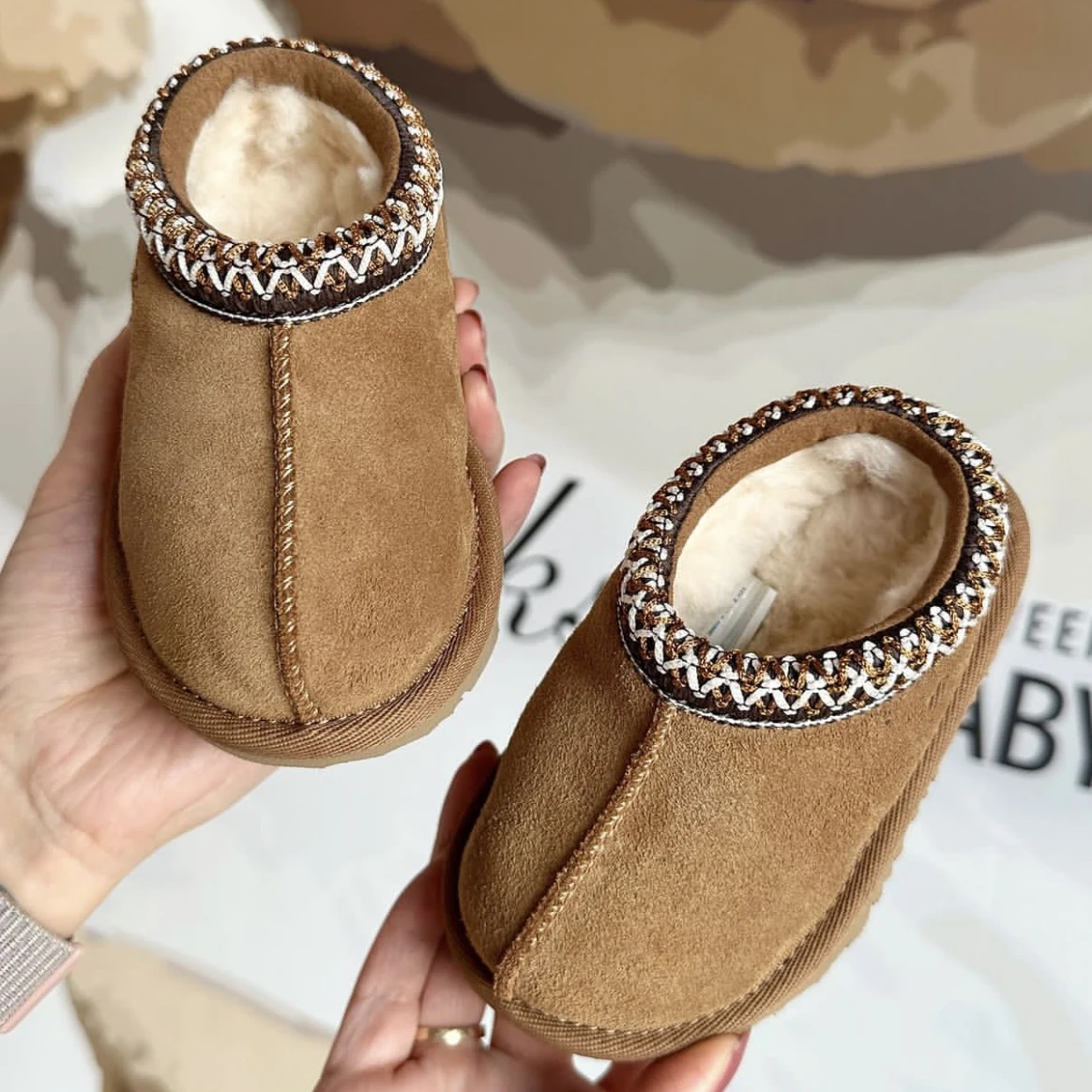 

Australia Classic Snow Bootes Kids Toddler Tasman Slippers Tazz Baby Boots Ultra Mini Boot Winter Mustard Seed Mules