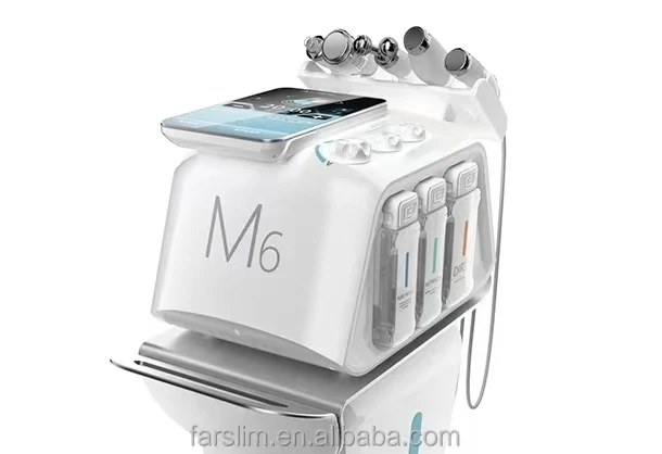 2023 высокое качество M6 гидрокислородная водная пузырь спа подтяжка кожи лица H2O2