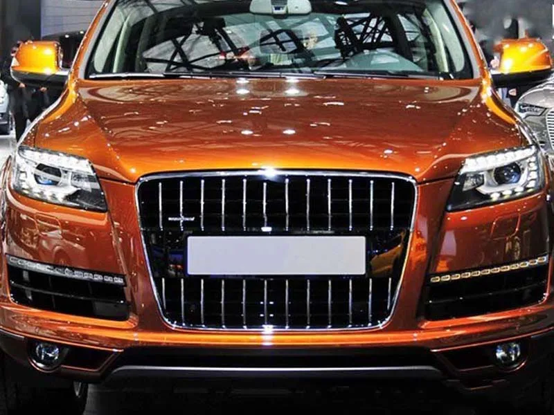 Автомобильные фары указатель поворота передняя лампа для A-udi Q7 2010-2015 DRL дневные