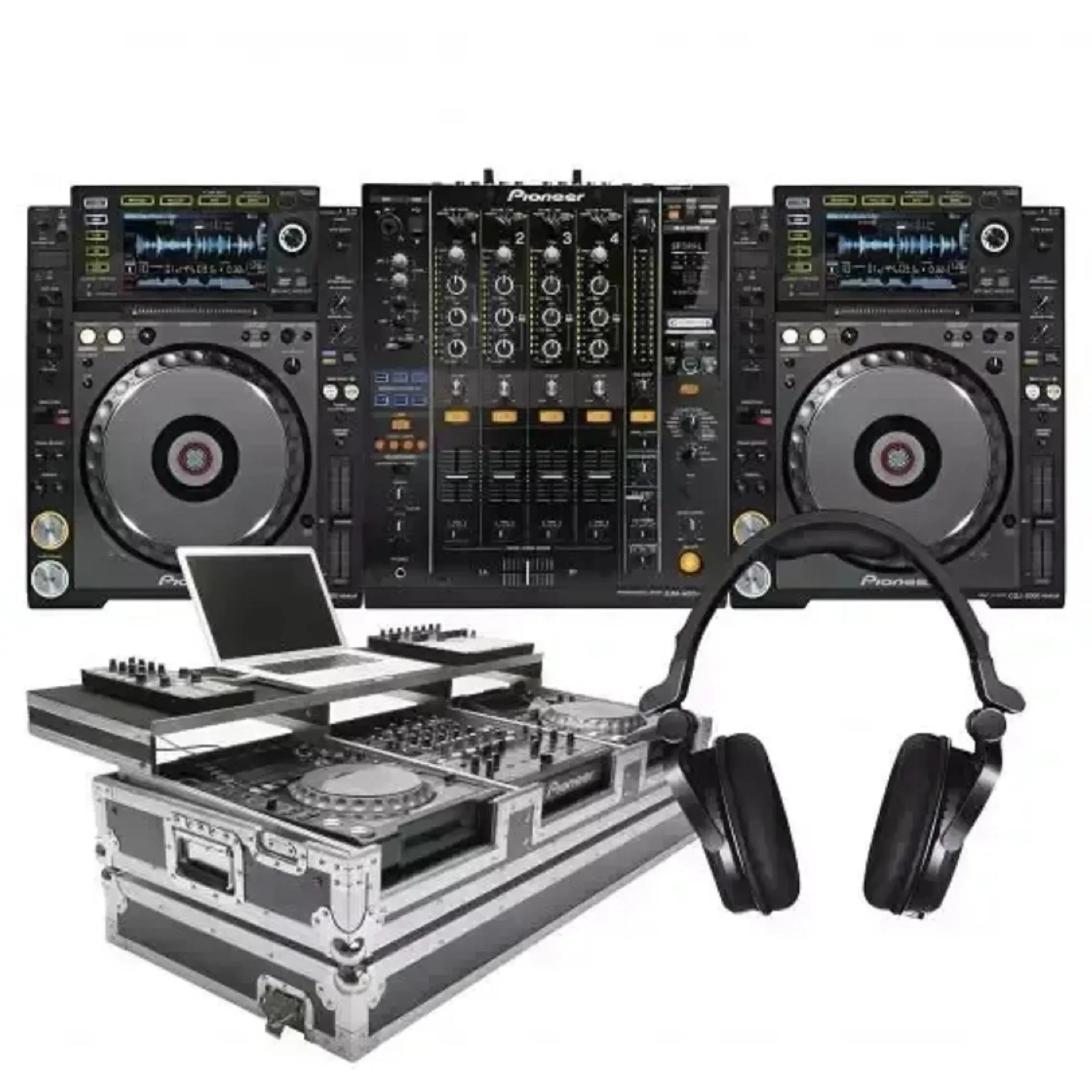 

Top Rate Selling Pair of CDJ-2000 Nexus (2) CD Players 1 DJM-900NXS2 Nexus