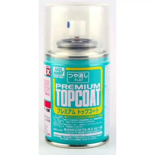 GSI Creos Mr. Top Coat Матовый спрей Premium на водной основе 100 мл Отделочный материал для