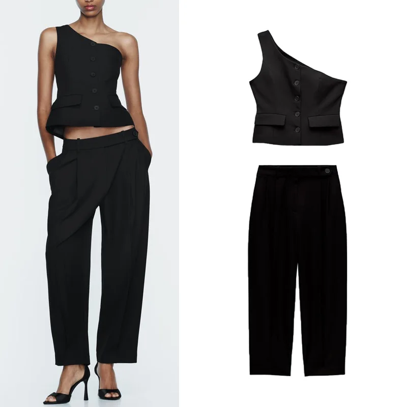 Женский костюм-двойка Zara Комплект из двух предметов женский Модно и повседневно