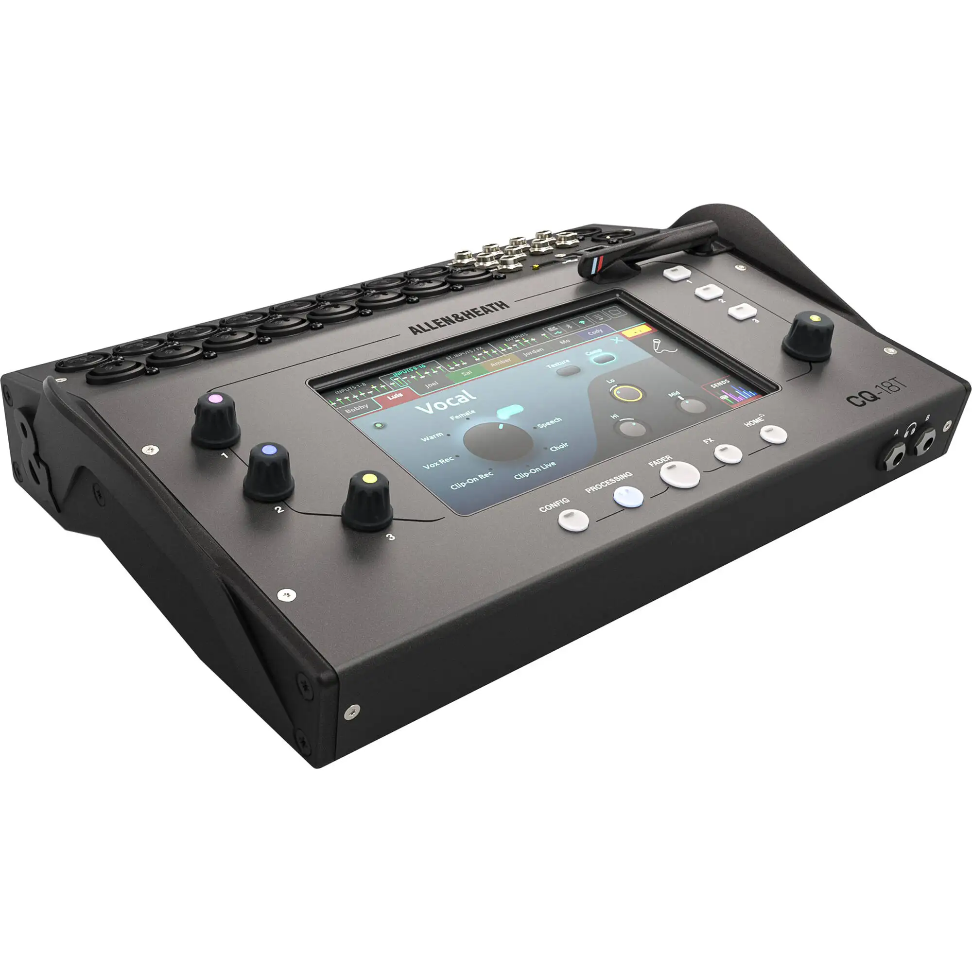 

Новый цифровой микшер Allen & Heath CQ-18T 16-канальный