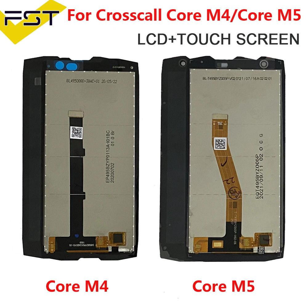For CROSSCALL Core X3 LCD Core  M4 M5 LCD Display With Touch Screen Digitizer For CROSSCALL Action X3 LCD Display Trekker X4 LCD
