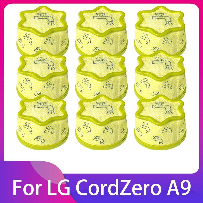 Pre Filter For LG CordZero A9 A958VA A958SA A958IA A938SA A9K Master / Extra A907GMS A905RM A906SM Cordless Stick Vacuum Cleaner