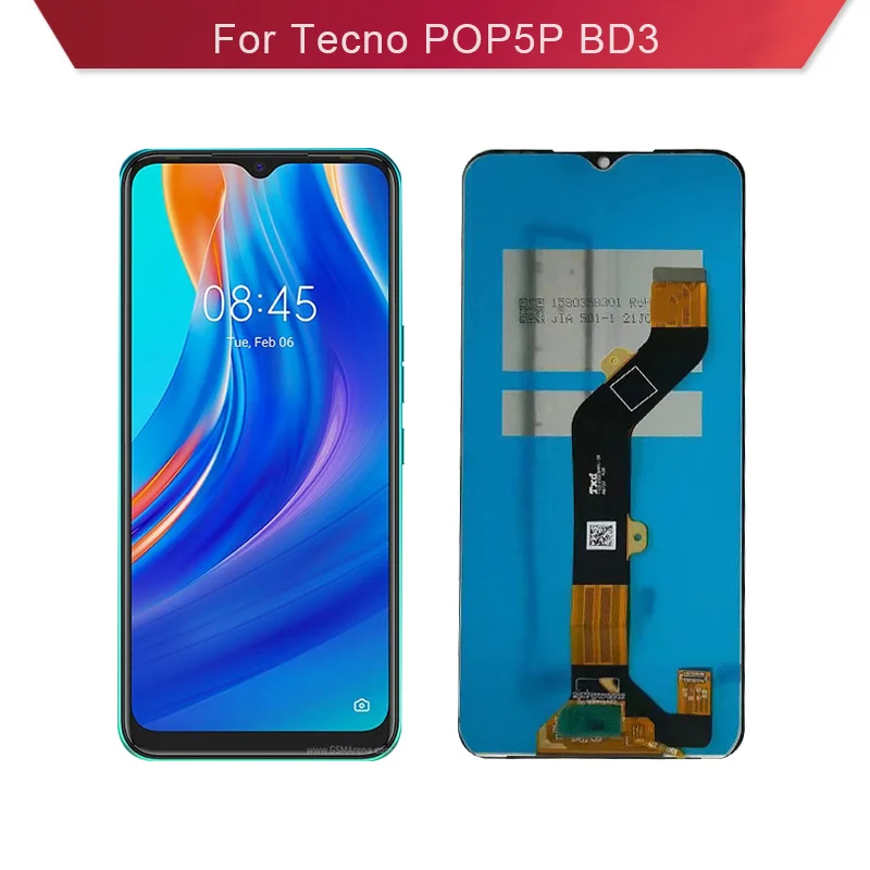 

LCD Display For Tecno Pop 5P BD3 LCD Display Complete Touch Screen Glass Replacement Assembly