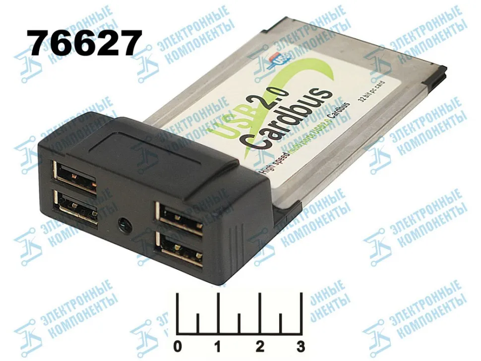 Конвертор 4USB 2.0 PCMCIA