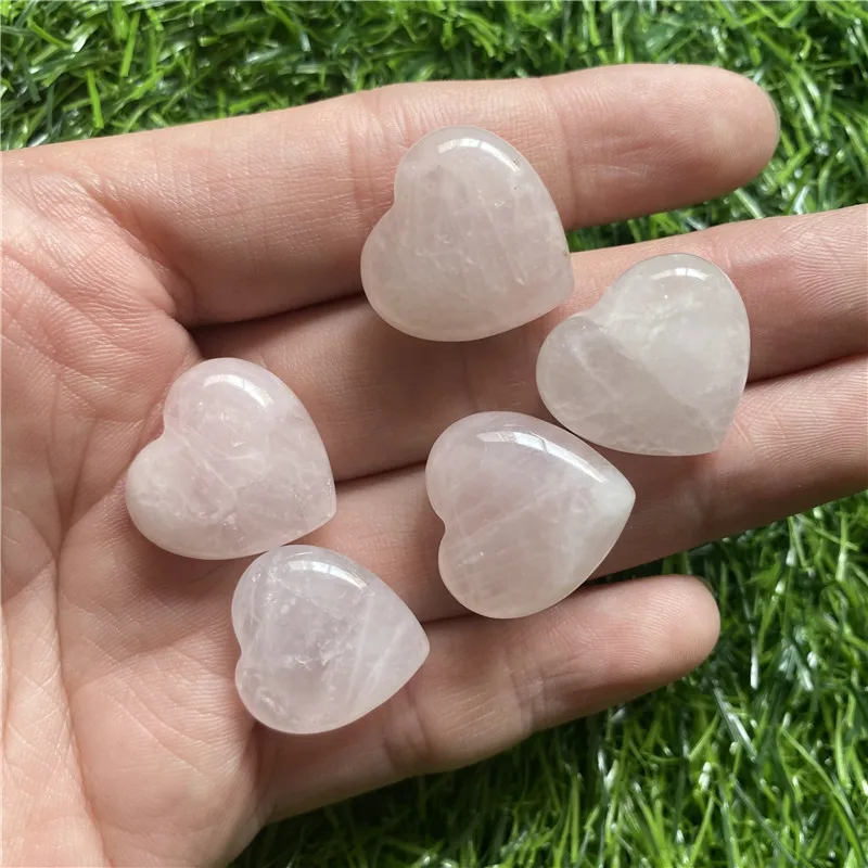 5 шт. натуральный лечебный кристалл в форме сердца 20 мм |