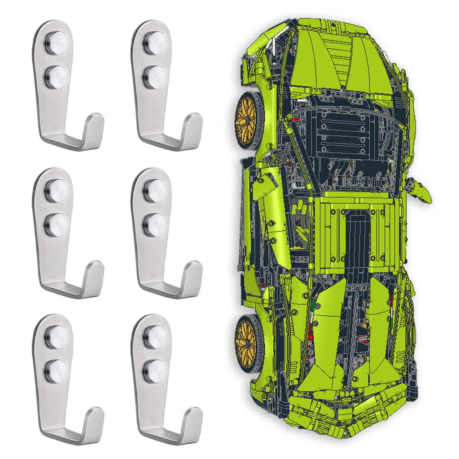 XGREPACK Товары Настенный крючок для Lego 42115 Technic Lamborghini Sián FKP 37 (42115 крючок)