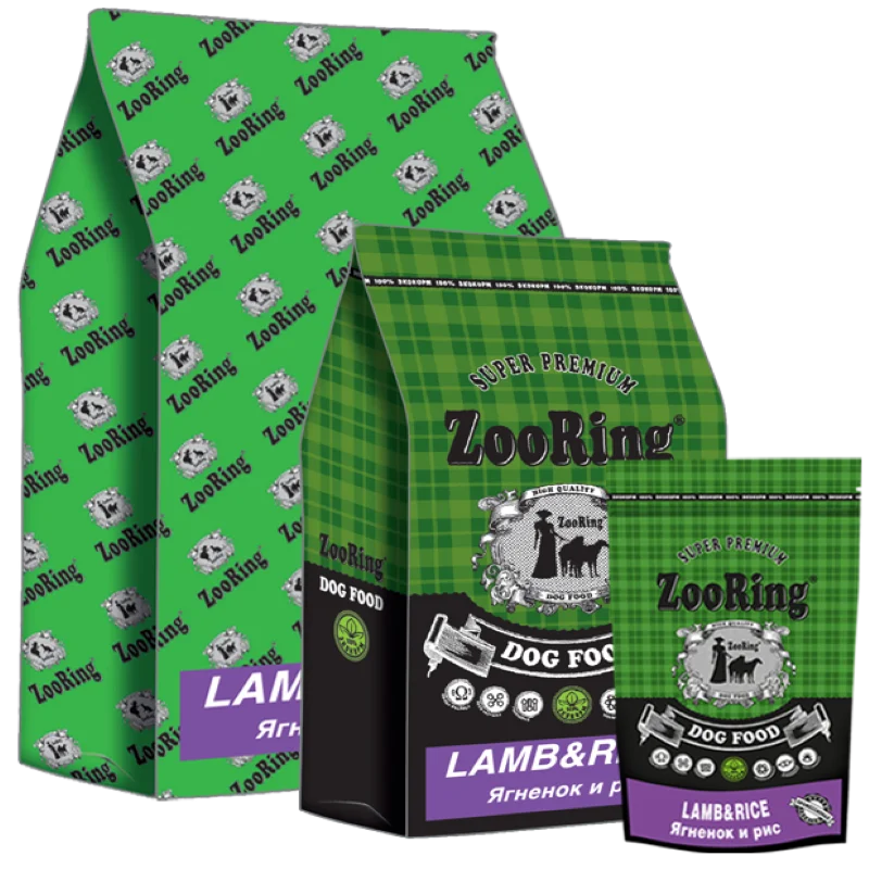 Dog food medium and large breeds zooring lamb Figure 2 kg |