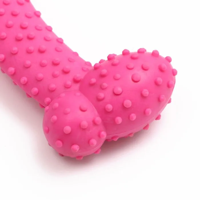 Игрушка жевательная &quotЛюбимое лакомство&quot TPR 11 х 4 см розовая | Дом и сад