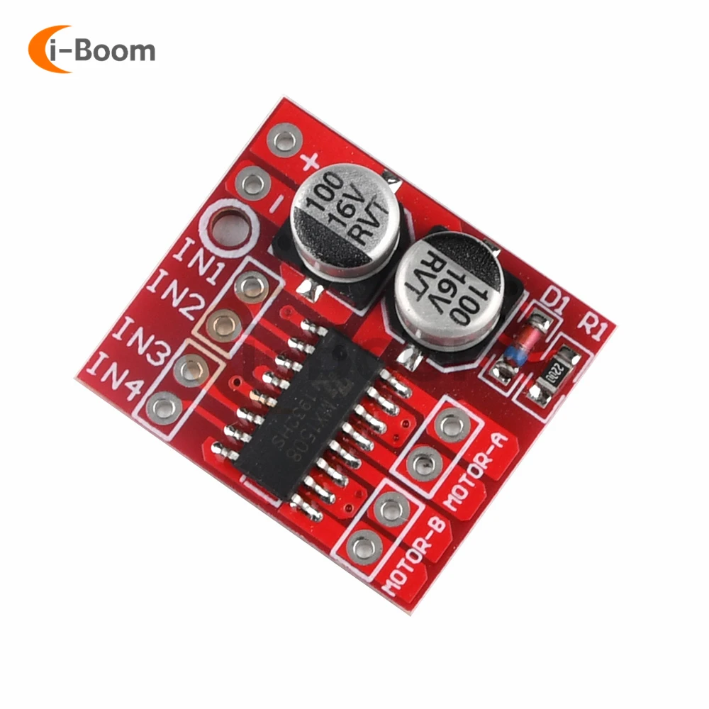

MX1508 2-Phase DC Motor Driver Module DC 2V-10V 1.5A 2-Way PWM Speed Controller Dual H-Bridge Stepper Motor Driver Board L298N