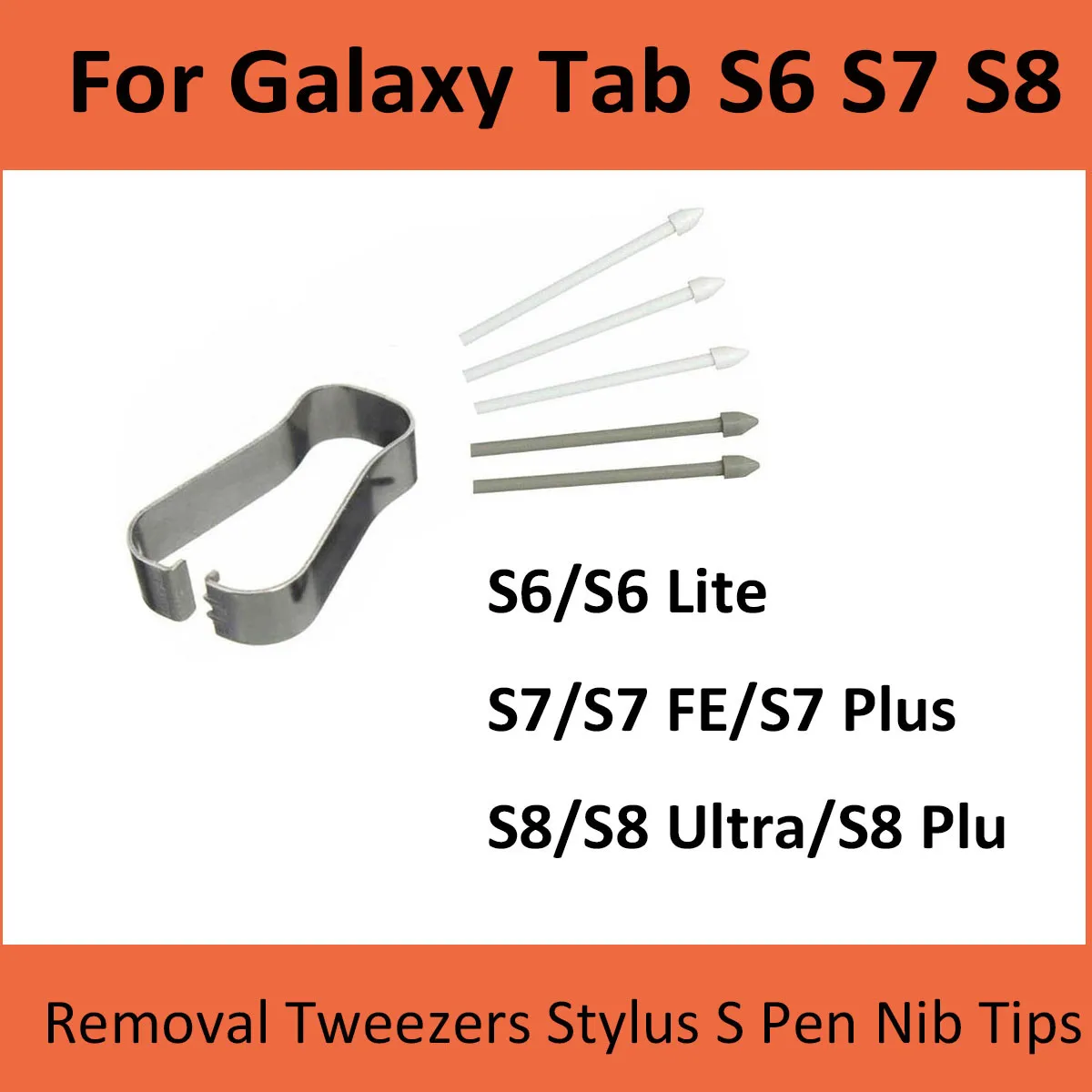 

Removal Tweezers Tool Touch Stylus S Pen Nib Tips For Samsung Galaxy Tab S6 Lite T860 T865 P615 P610 S7 FE T870 T970 S8 Ultra