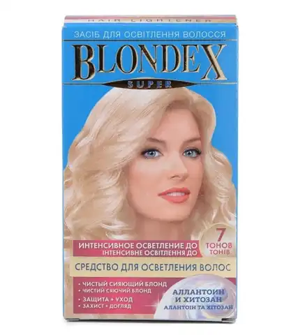 Blondex Super средство для осветления волос "Блондекс-супер NEW" с аллантоином и хитозаном