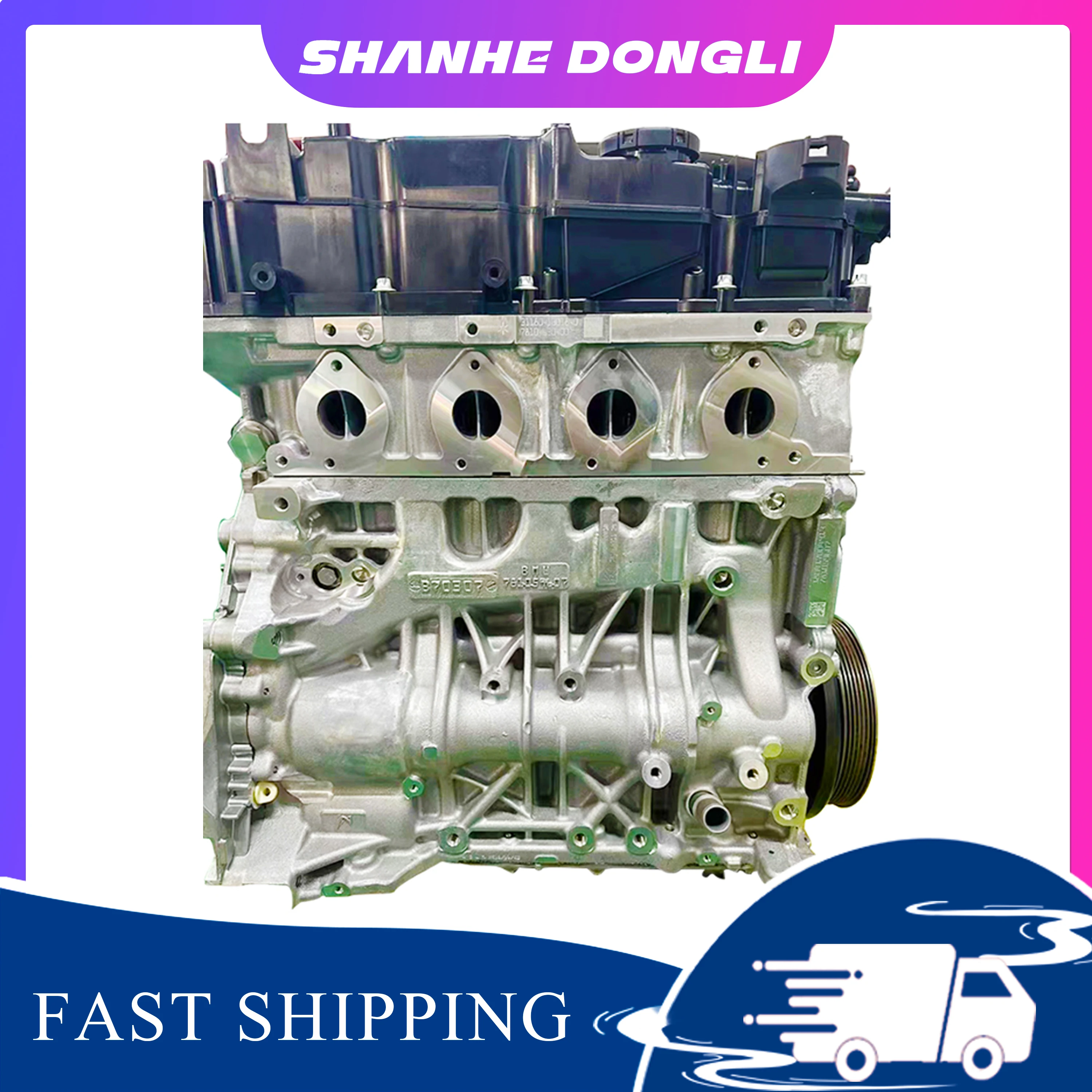 N47D20A Запчасти для дизельного двигателя 2.0T 4-тактный двигатель BMW Автомобильный