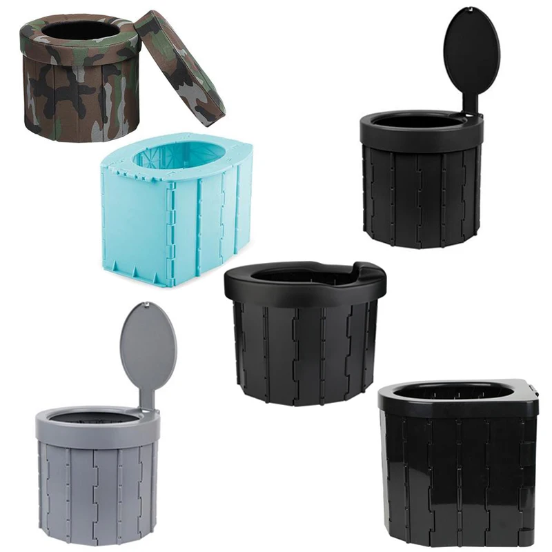 

Portable Car PVC Folding Toilet Energency Toilet Mobile For Outdoor Camping Hiking Self-driving Sightseeing Boating Traffic Jams