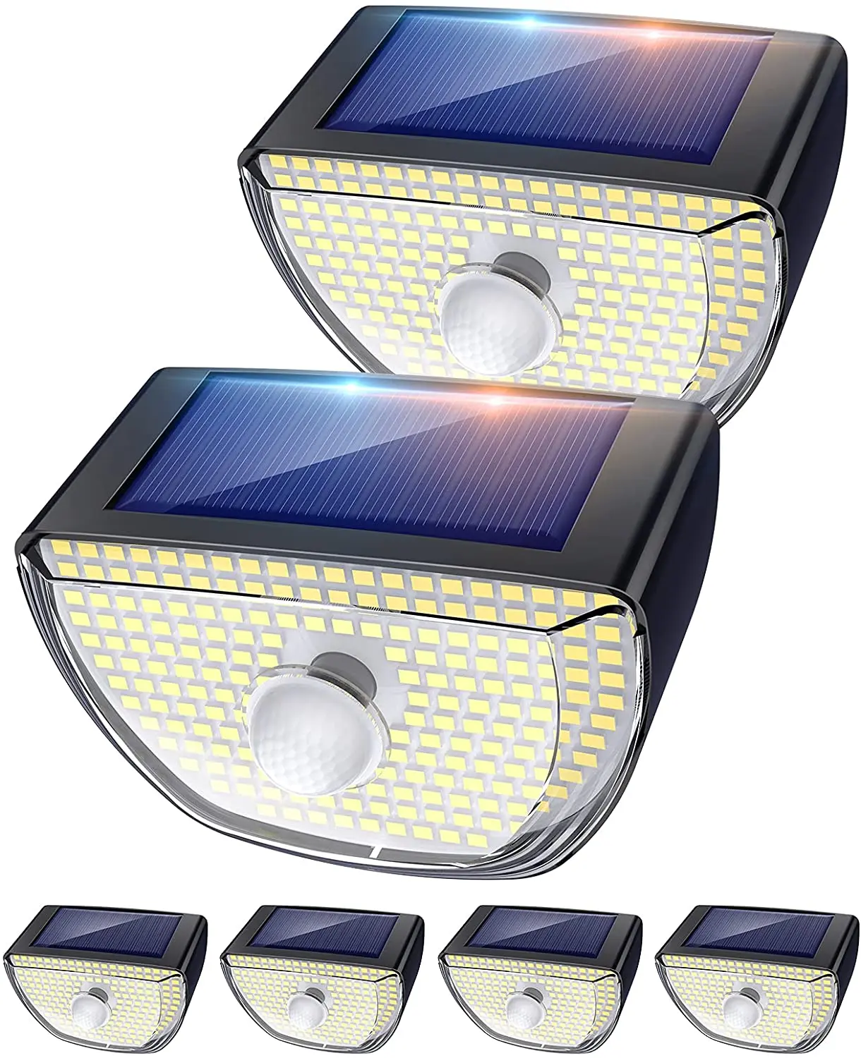 

Solar Motion Sensor Lights 200 LED Outdoor Waterproof Solar Security Wall Light with 3 Lighting Modes for Garden Patio Deck Yard