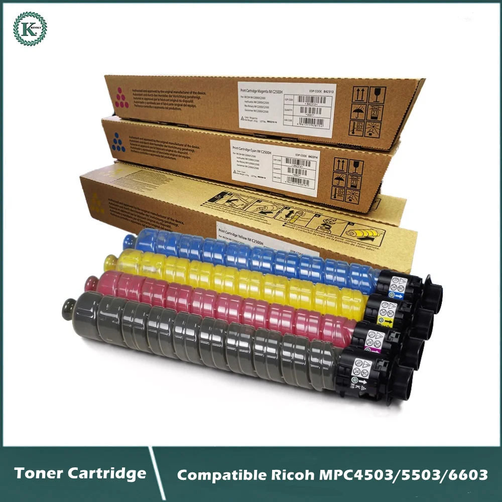 

Совместимый с Ricoh MPC4503/5503/6603 тонер-картридж K C M Y color ONE SET