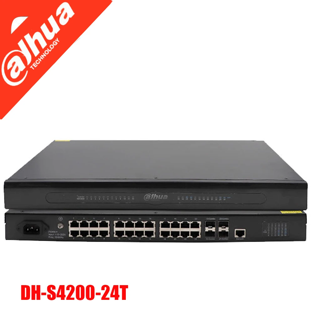 DH-S4200-24T 24-port full Gigabit switch wide temperature network management function project core summary optical POE port