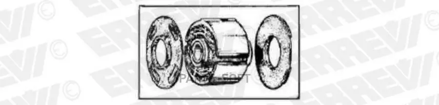 ERREVI 730269 САЙЛЕНТБЛОК КАБИНЫ ПЕРЕД. 20X70X4763 ПОСЛЕДНИЙ ТИ