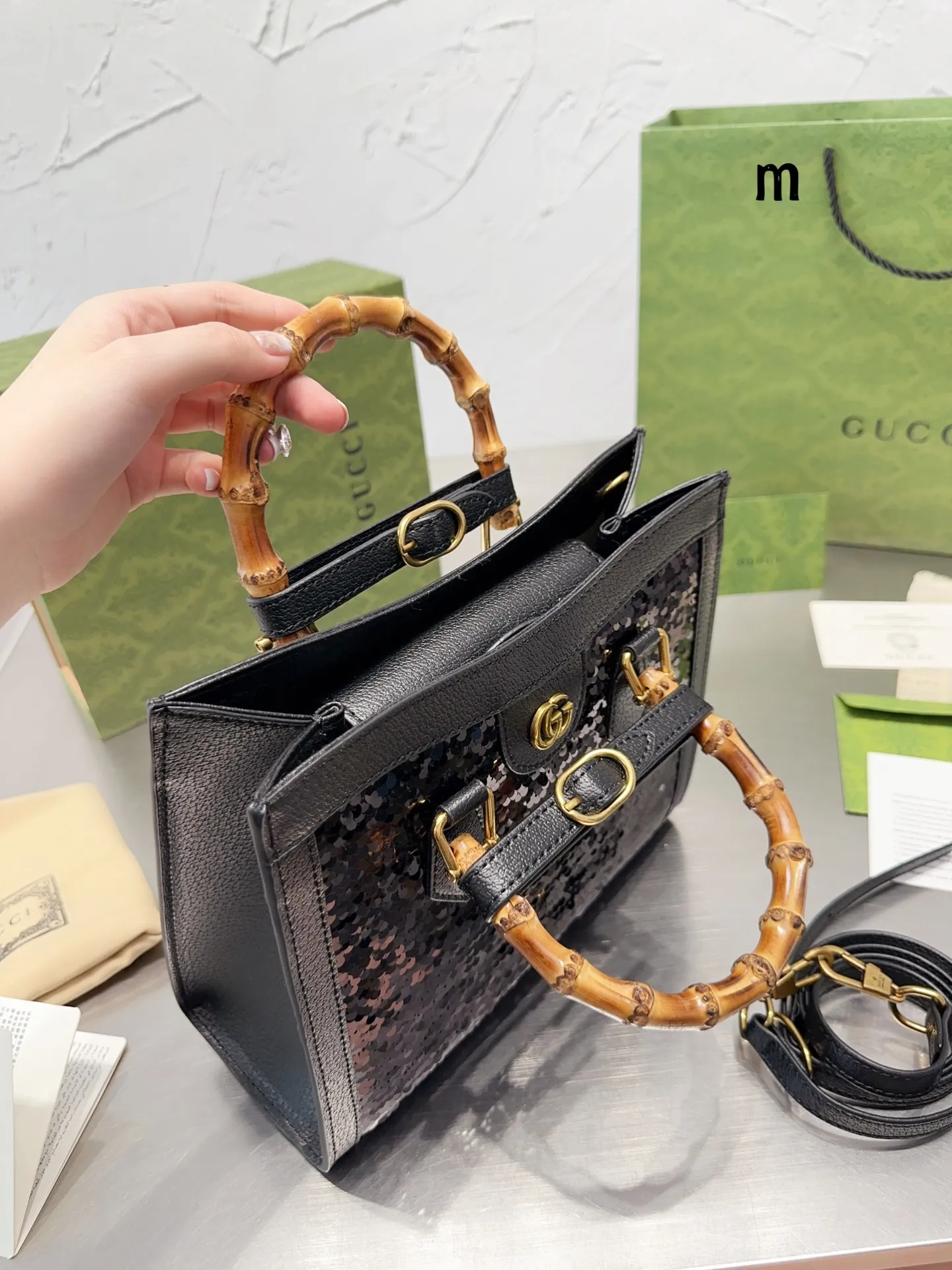 в стиле GUCCI новая женская сумка кошелек через плечо сумка-мессенджер подмышками