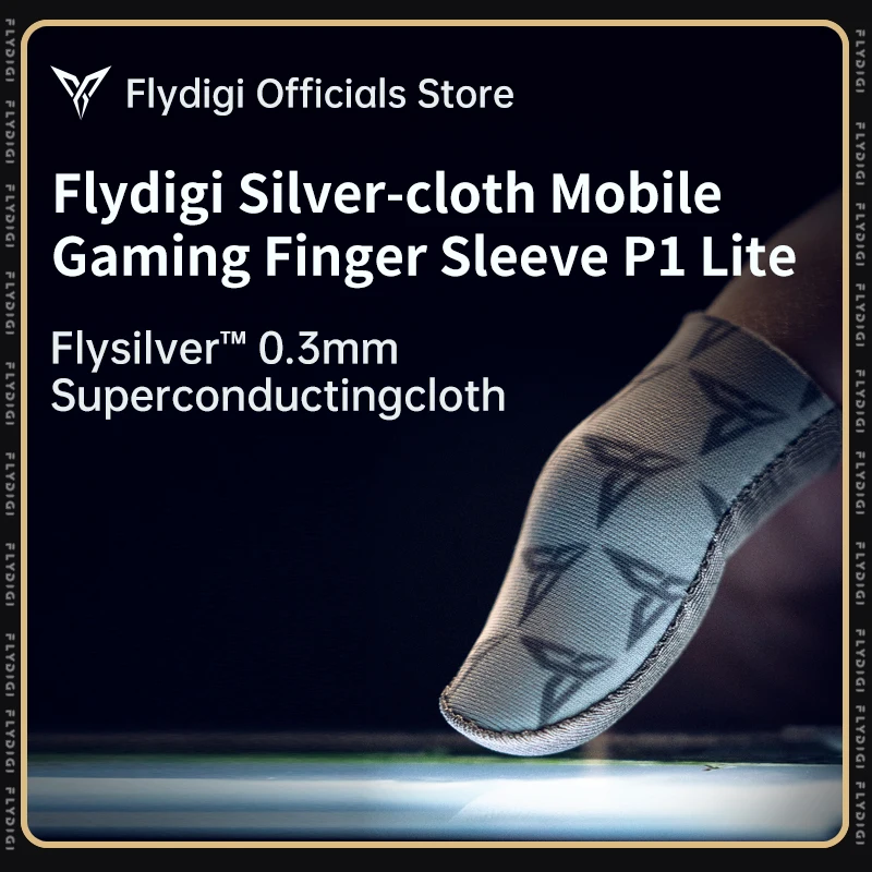 Flydigi Silver-cloth Mobile Gaming Finger Sleeve P1 lite For Free Fire PUBG Mobile CODM