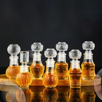 1 pcs small empty spirit whisky wine bottle 50ml mini glass alcohol liquor bottles with screw cap whiskey decanter