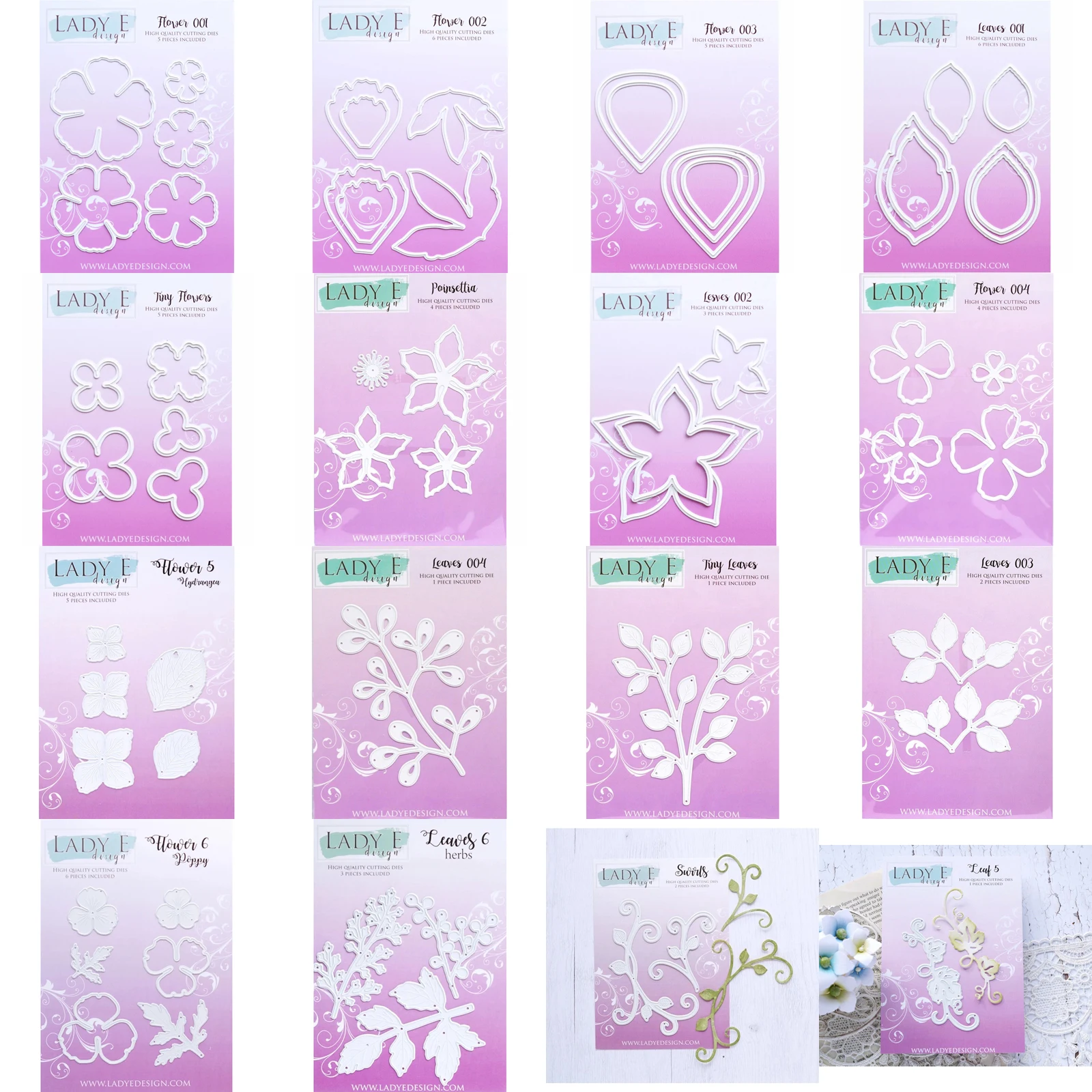 

2022 AliliArts Metal Cutting Dies Flowers & Leaf Set diy Scrapbooking Photo Album Decorative Embossing PaperCard Crafts Die
