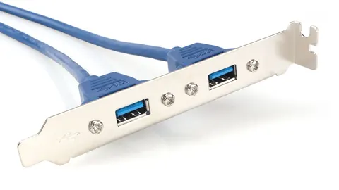 Планка расширения, 2 порта USB 3.0, на заднюю панель корпуса