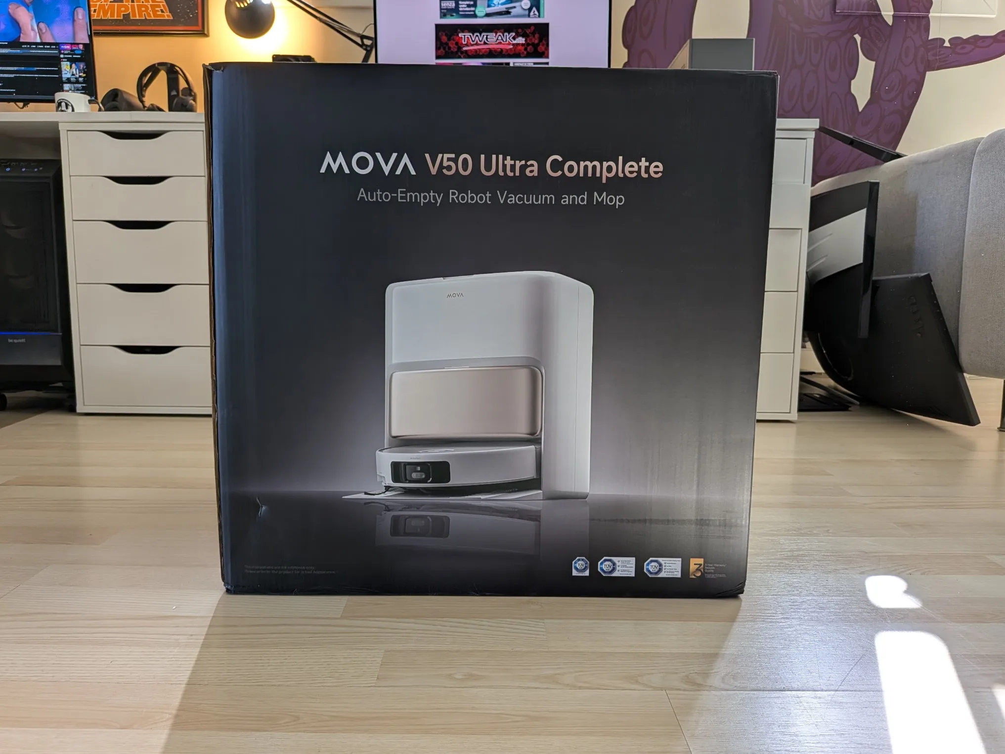 НОВОЕ ПРЕДЛОЖЕНИЕ BONUS Новый комплектный робот-пылесос и швабра Mova V50 Ultra, самоочищающийся, всасывание 24 000 Па, подъемная навигация с Ob (art.: 3920d206102cc) - 3920d206102cc