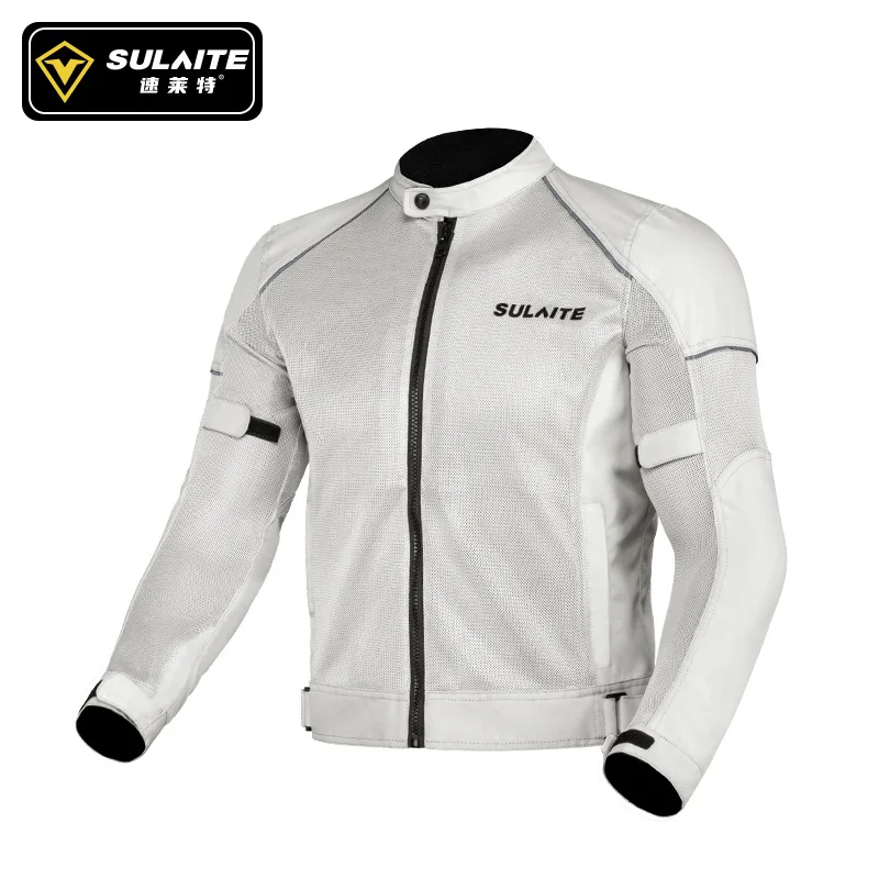 

SULAITE Motorcycle Racing Jacket Summer Moto Chaqueta Motor Riding Clothing Breathable Protective Gear Touring Motocross Jackets