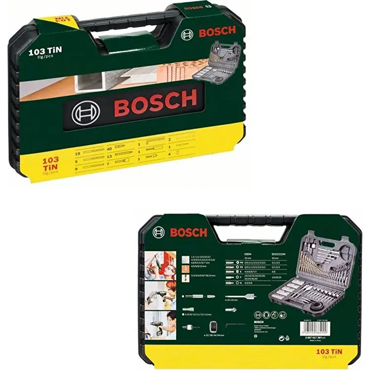 Bosch V-Line 103 шт. набор для завинчивания и сверления | AliExpress