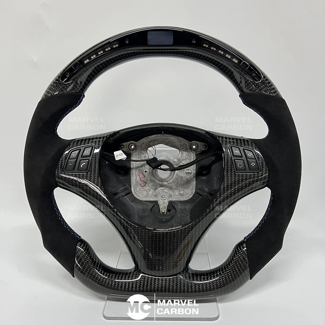 

LED Real Dispaly Carbon Fiber Performance Steering Wheel Display Compatible for BMW E90