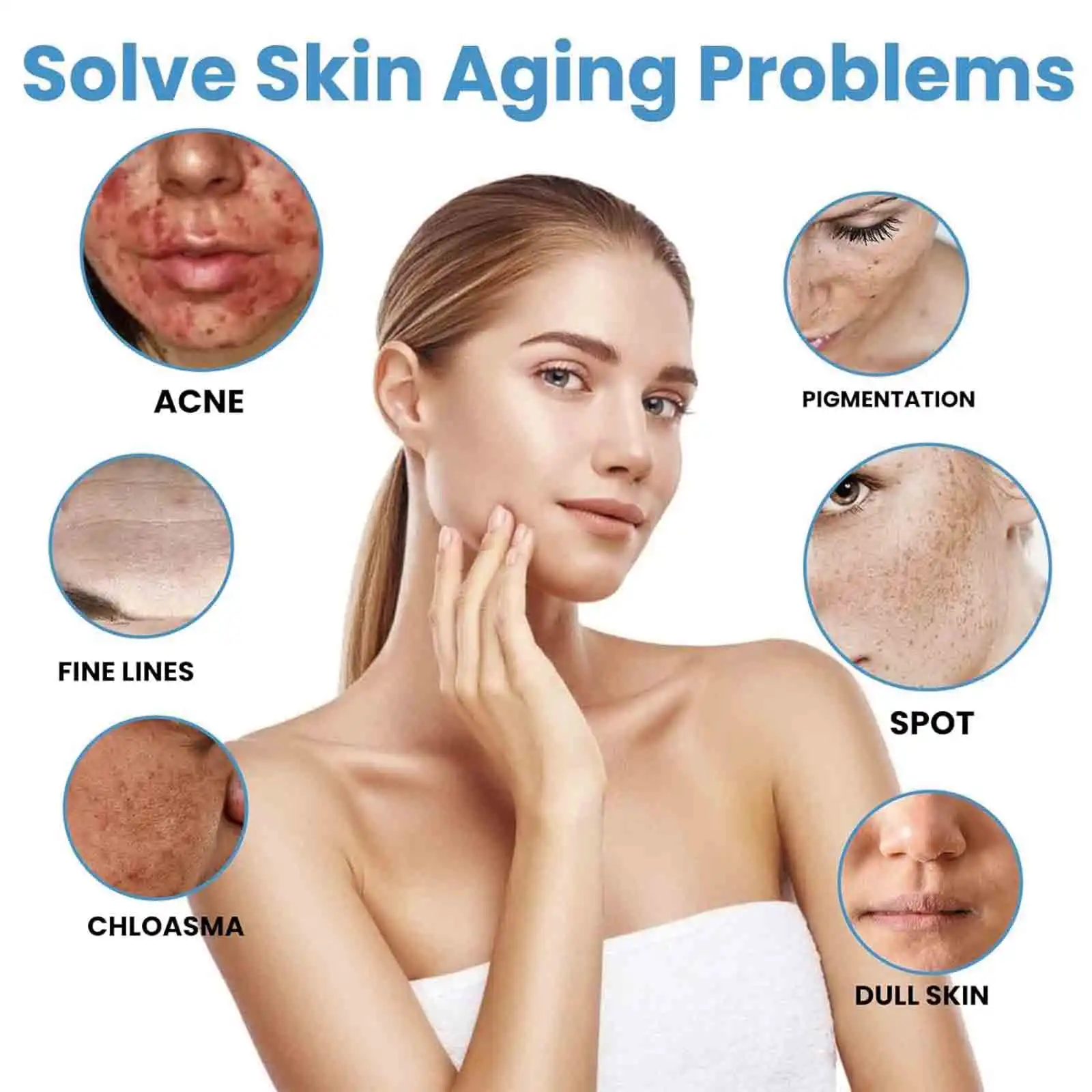 Отбеливающий крем для лица и удаления веснушек 20 г - Увлажняет борется с акне