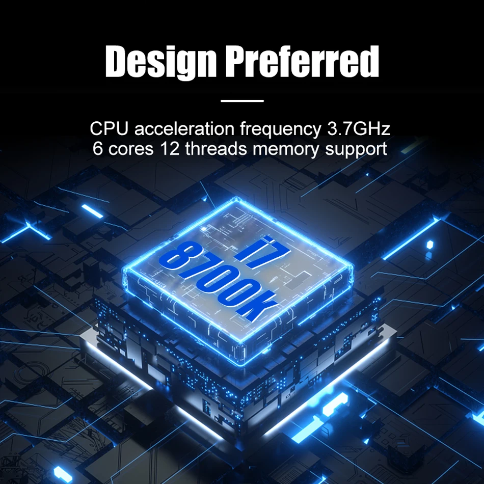 Фото Бывший в употреблении оригинальный процессор Intel Core i7 8700K LGA 1151 12 МБ 95 Вт 14 нм I7-8700K CPU QN8G 3,2 ГГц 6-ядерный с поддержкой материнской платы H110 №3