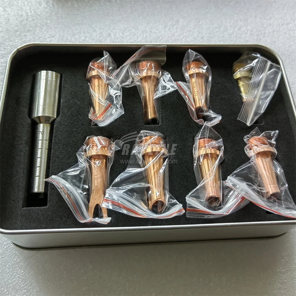 8 шт. лазерные сварочные насадки для SUP21T SUP23T ручной лазерный сварочный аппарат 1500