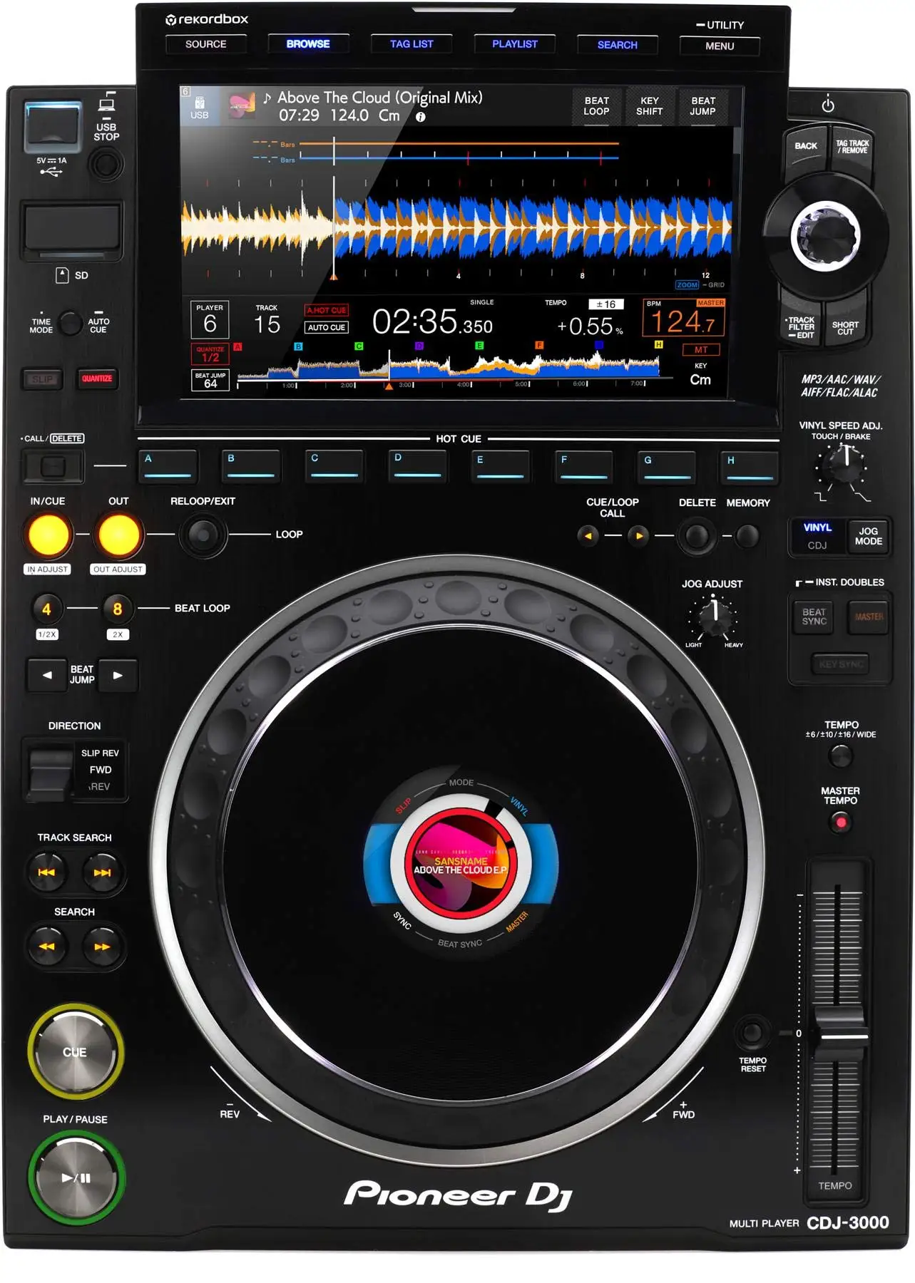 

HIGH QUALITY ON Pioneer DJ CDJ-3000 Professional DJ Media Player