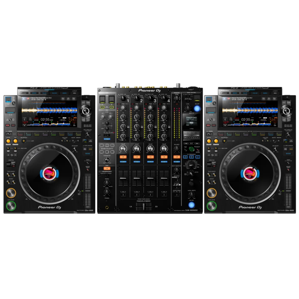 

Большая скидка, распродажа на Pioneer DJ CDJ-3000 Pair + DJM-900NXS2 DJ контроллер микшер 100V