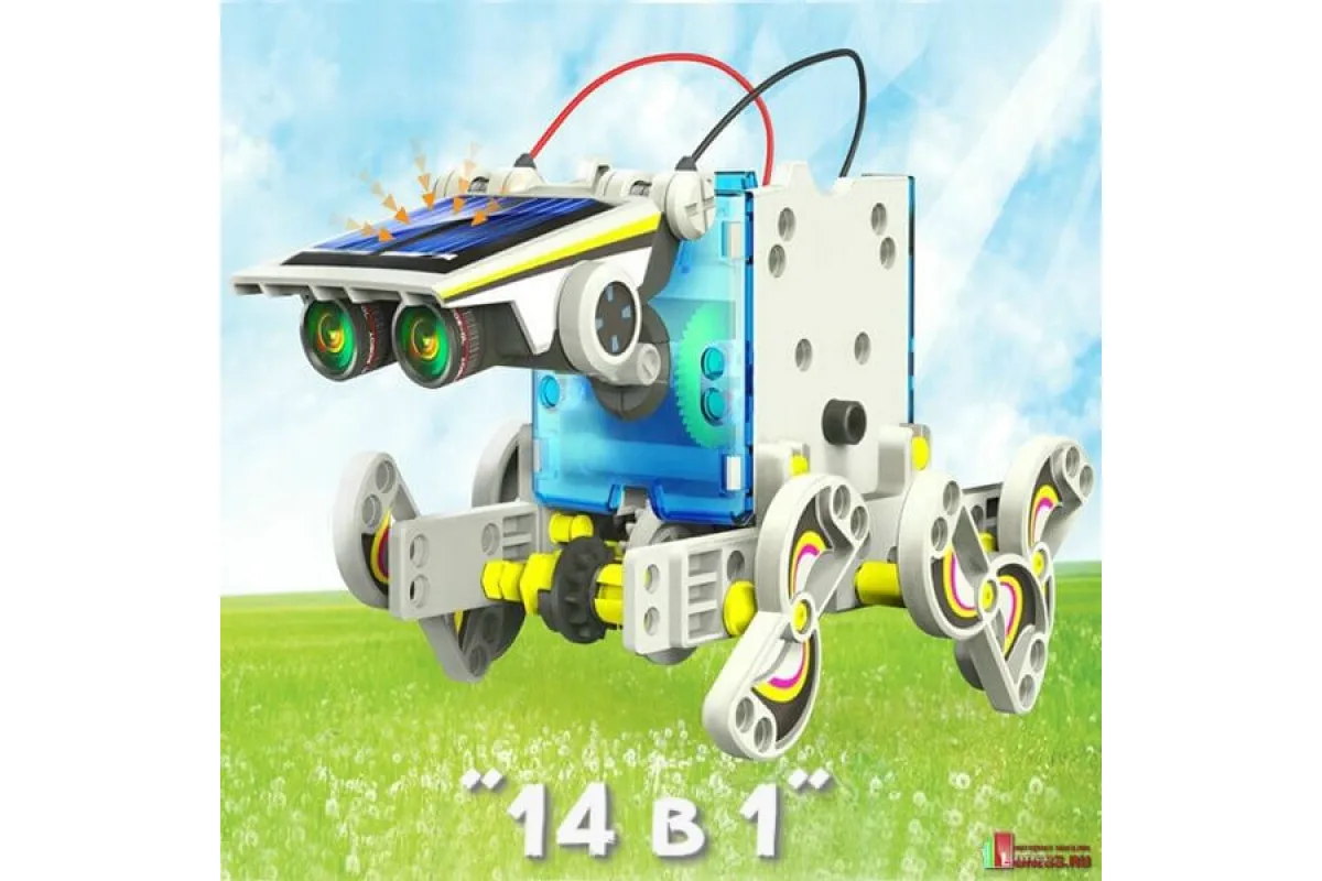 Solar robot 14 in1 Робот интерактивный на солнечной батарее конструктор детям |