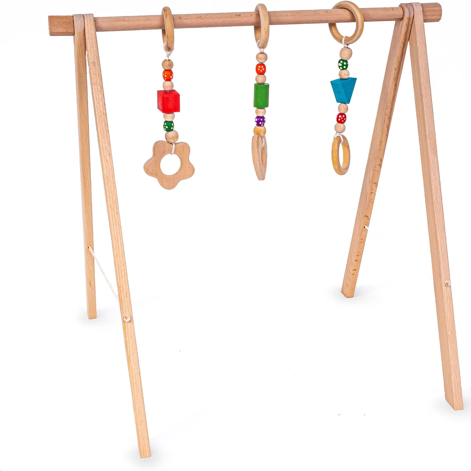 Wooden Baby Play Mat Toy with CE Certificated Teether Toy Develops Mental, Mental and physical skills