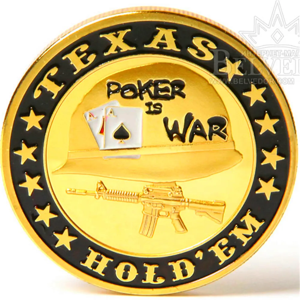 

Золотая монета-кенгуру из латуни