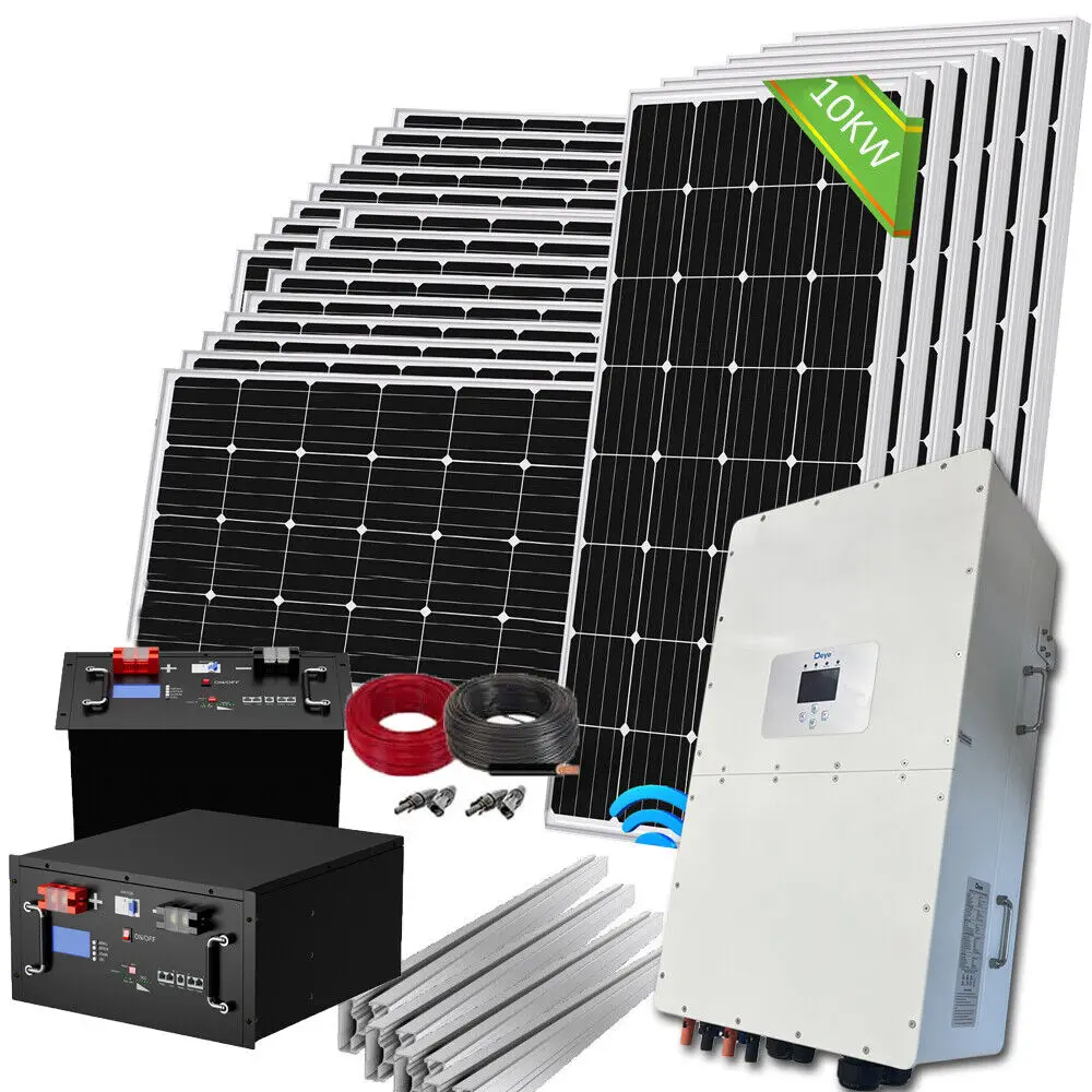 10000W Sistema Solar Paquete compleинверсор