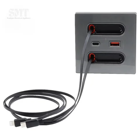 Автоматический выдвижной USB-кабель для стены