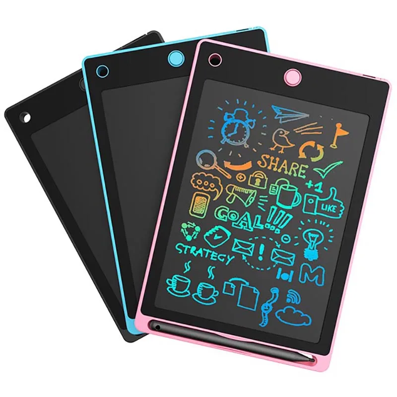 Kids Digital Electronic Smart Drawing Doodle Boards Multi Color Screen 8.5 Inch Lcd Writing Tablet Memo Pad Notepad