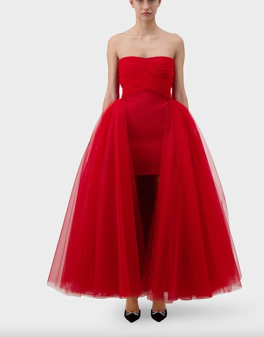 

Женское вечернее платье с открытыми плечами, красное платье макси от кутюр, весна-осень 2023