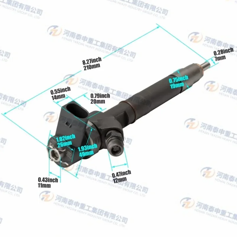 Форсунка для Sprinter 2500 3500 5Cyl 2.7L 2004-2006 гг. 0445110162 0445110163 05137297 АА АБ Р 5137297 AB Прямая